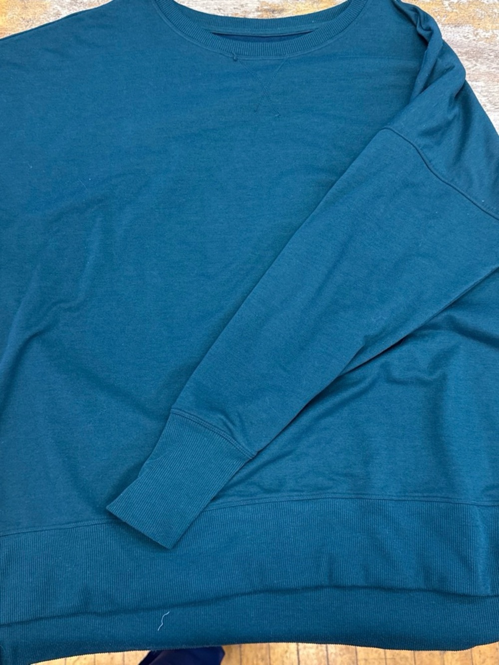 Women’s Crewneck Sweater in Teal